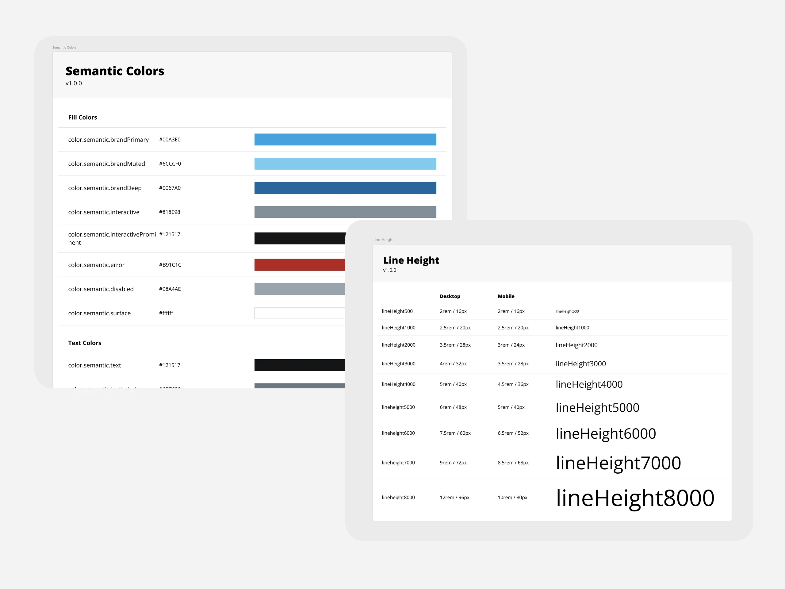 Cirkul design system: semantic colors and line-height tokens